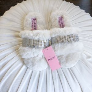 Women’s Fuzzy Juicy Slides